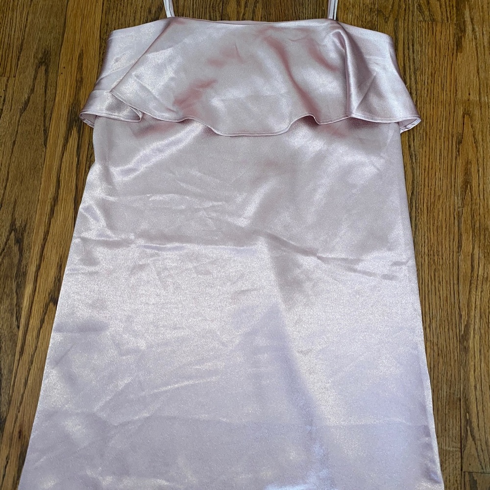 Kimchi Blue shiny cocktail dress